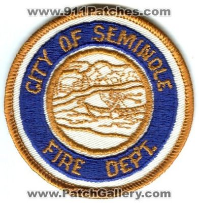 Seminole Fire Department (Oklahoma)
Scan By: PatchGallery.com
Keywords: city of dept.