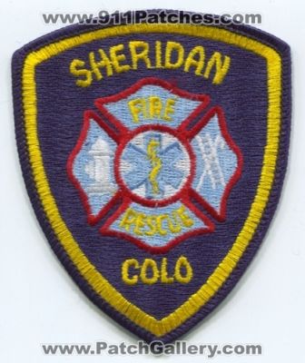 Sheridan Fire Rescue Department Patch (Colorado) (Defunct)
Scan By: PatchGallery.com
Now Denver Fire Department
Keywords: dept. colo. dfd