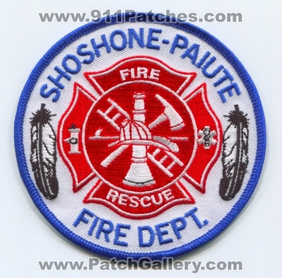 Shoshone-Paiute Fire Rescue Department Patch (Nevada)
Scan By: PatchGallery.com
Keywords: dept. indian tribe tribal