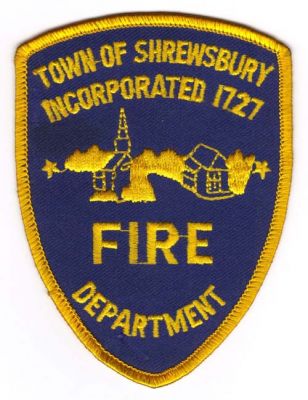Shrewsbury Fire Department
Thanks to Michael J Barnes for this scan.
Keywords: massachusetts town of
