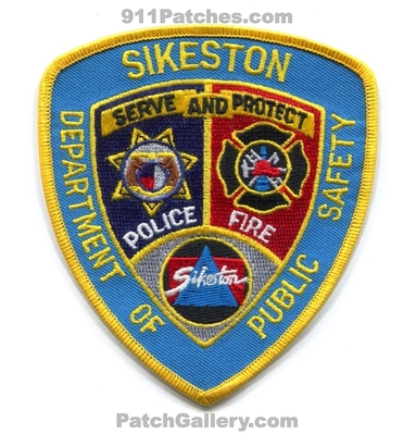 Sikeston Department of Public Safety DPS Fire Police Patch (Missouri)
Scan By: PatchGallery.com
Keywords: dept. d.p.s. serve and protect