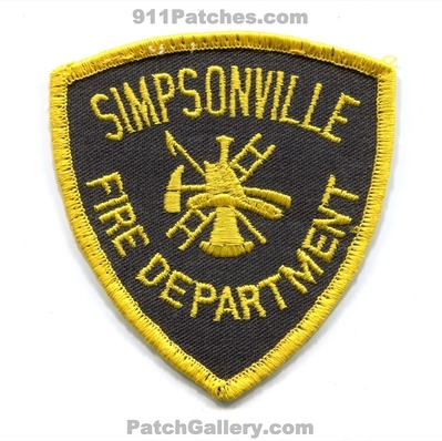 Simpsonville Fire Department Patch (South Carolina)
Scan By: PatchGallery.com
Keywords: dept.