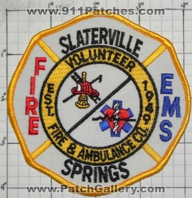 Slaterville Springs Volunteer Fire EMS and Ambulance Company (New York)
Thanks to swmpside for this picture.
Keywords: & co.