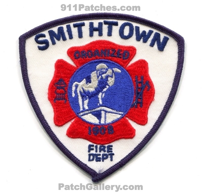Smithtown Fire Department Patch (New York)
Scan By: PatchGallery.com
Keywords: dept. organized 1908