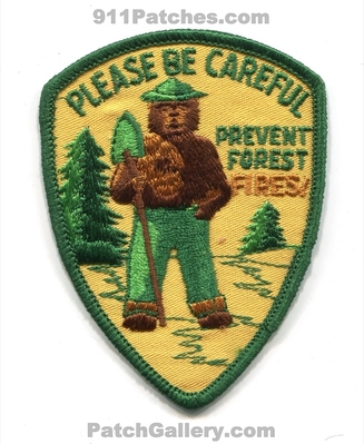Smokey the Bear Forest Fire Patch (No State Affiliation)
Scan By: PatchGallery.com
Keywords: wildfire wildland please be careful prevent fires