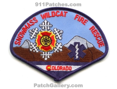 Snowmass Wildcat Fire Rescue Department Patch (Colorado)
[b]Scan From: Our Collection[/b]
Keywords: dept.