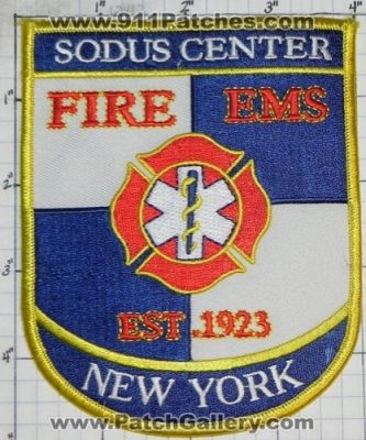 Sodus Center Fire EMS Department (New York)
Thanks to swmpside for this picture.
Keywords: dept.
