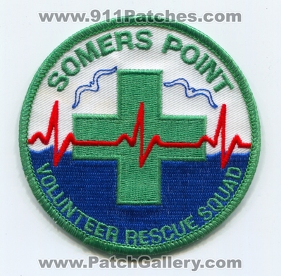 Somers Point Volunteer Rescue Squad EMS Patch (New Jersey)
Scan By: PatchGallery.com
Keywords: vol. ambulance