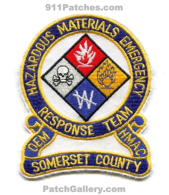 Somerset County Hazardous Materials Emergency Response Team Patch (New Jersey)
Scan By: PatchGallery.com
Keywords: co. hazmat haz-mat hmert oem hmac fire