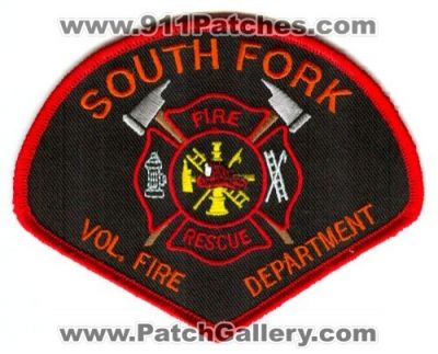 South Fork Volunteer Fire Rescue Department Patch (Colorado)
[b]Scan From: Our Collection[/b]
Keywords: dept. vol.