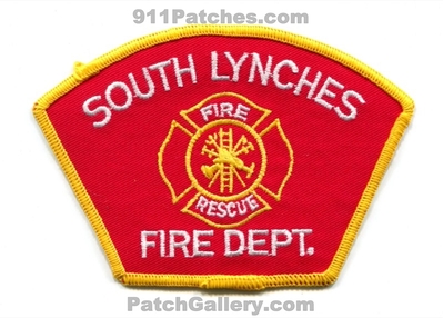 South Lynches Fire Rescue Department Patch (South Carolina)
Scan By: PatchGallery.com
Keywords: dept.