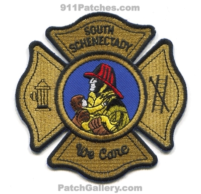 South Schenectady Fire Department Patch (New York)
Scan By: PatchGallery.com
Keywords: dept. we care