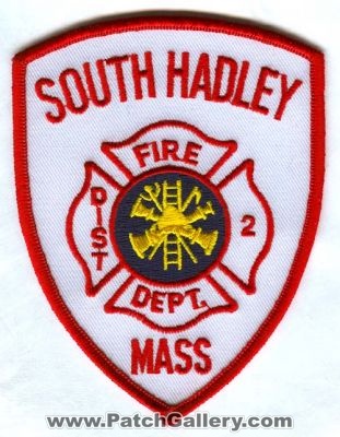 South Hadley Fire Department District 2 Patch (Massachusetts)
Scan By: PatchGallery.com
Keywords: dept. dist.