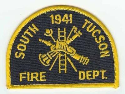 South Tucson Fire Dept
Thanks to PaulsFirePatches.com for this scan.
Keywords: arizona department