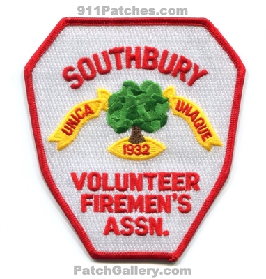 Southbury Volunteer Firemens Association Fire Department Patch (Connecticut)
Scan By: PatchGallery.com
Keywords: vol. assoc. assn. dept. unica unaque 1932