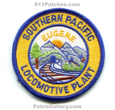 Southern Pacific Railroad Locomotive Plant Eugene Patch (Oregon)
Scan By: PatchGallery.com
Keywords: train