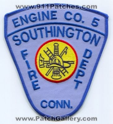 Southington Fire Department Engine Company 5 (Connecticut)
Scan By: PatchGallery.com
Keywords: dept. co. station conn.