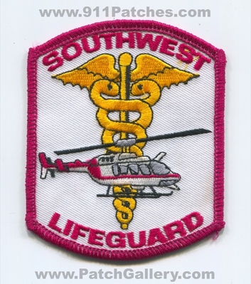 Southwest Lifeguard Helicopter Patch (Colorado)
[b]Scan From: Our Collection[/b]
Keywords: ems air ambulance medical medevac
