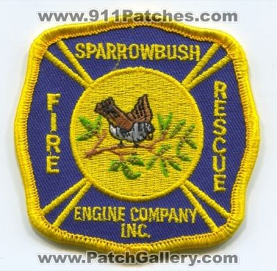 Sparrowbush Engine Company Inc Fire Rescue Department (New York)
Scan By: PatchGallery.com
Keywords: co. dept. inc.