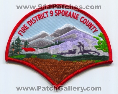 Spokane County Fire District 9 Patch (Washington)
Scan By: PatchGallery.com
Keywords: Co. Dist. Number No. #9 Department Dept.