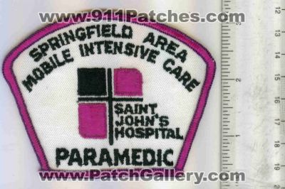 Springfield Area Mobile Intensive Care Paramedic (Illinois)
Thanks to Mark C Barilovich for this scan.
Keywords: ems st. saint johns john's hospital