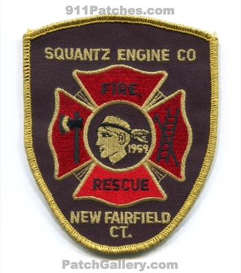Squantz Engine Company Fire Rescue Department New Fairfield Patch (Connecticut)
Scan By: PatchGallery.com
Keywords: co. dept. 1959