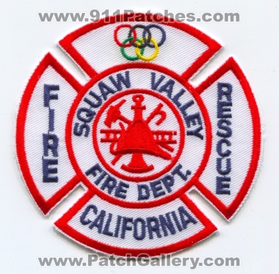 Squaw Valley Fire Department Patch (California)
Scan By: PatchGallery.com
Keywords: rescue dept.