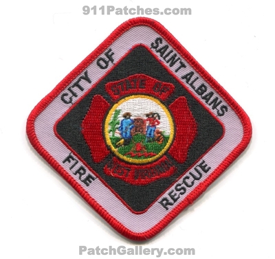 Saint Albans Fire Rescue Department Patch (West Virginia)
Scan By: PatchGallery.com
Keywords: st. dept.