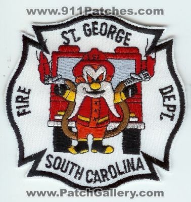 Saint George Fire Department (South Carolina)
Thanks to Mark C Barilovich for this scan.
Keywords: st. dept.