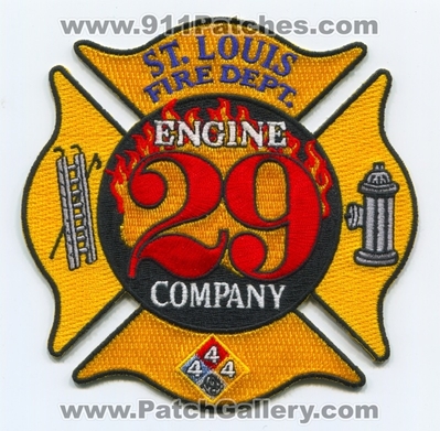 Saint Louis Fire Department Engine Company 29 Patch (Missouri)
Scan By: PatchGallery.com
Keywords: st.l.f.d. stlfd dept. co. station