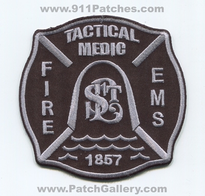 Saint Louis Fire Department Tactical Medic Patch (Missouri)
Scan By: PatchGallery.com
Keywords: Dept. StLFD St.L.F.D. EMS Ambulance Paramedic Company Co. Station 1857