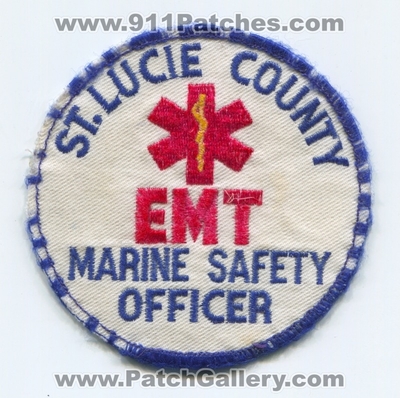 Saint Lucie County Marine Safety Officer EMT Patch (Florida)
Scan By: PatchGallery.com
Keywords: st. co. emergency medical technician e.m.t. ambulance lifeguard ocean