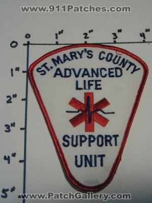 Saint Marys County Advanced Life Support Unit (Maryland)
Thanks to Mark Stampfl for this picture.
Keywords: st. mary's als ems