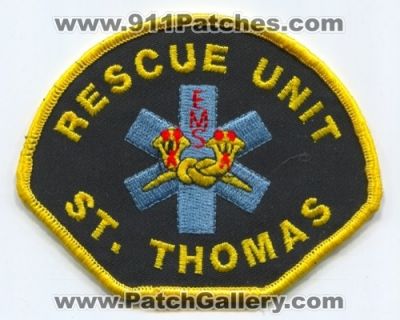 Saint Thomas Rescue Unit (UNKNOWN STATE)
Scan By: PatchGallery.com
Keywords: st. ems
