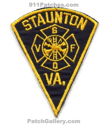 Staunton Volunteer Fire Department Patch (Virginia)
Scan By: PatchGallery.com
Keywords: vol. dept.