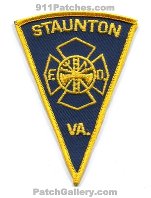 Staunton Volunteer Fire Department Patch (Virginia)
Scan By: PatchGallery.com
Keywords: vol. dept.