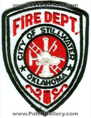 Stillwater Fire Department (Oklahoma)
Scan By: PatchGallery.com
Keywords: city of dept.