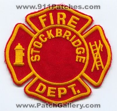 Stockbridge Fire Department (UNKNOWN STATE) GA MA MI NY VT WI
Scan By: PatchGallery.com
Keywords: dept.