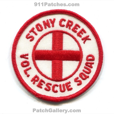 Stony Creek Volunteer Rescue Squad EMS Patch (Virginia)
Scan By: PatchGallery.com
Keywords: vol. ambulance