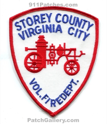 Storey County Volunteer Fire Department Virginia City Patch (Nevada)
Scan By: PatchGallery.com
Keywords: co. vol. dept.
