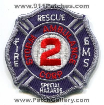 Storm Ambulance Corporation 2 Fire Rescue EMS Department (Connecticut)
Scan By: PatchGallery.com
Keywords: dept. special hazards