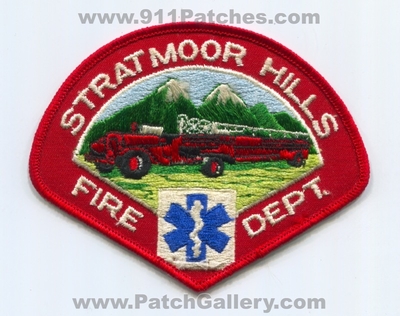 Stratmoor Hills Fire Department Patch (Colorado)
[b]Scan From: Our Collection[/b]
Keywords: dept.
