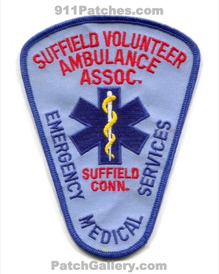 Suffield Volunteer Ambulance Association EMS Patch (Connecticut)
Scan By: PatchGallery.com
Keywords: vol. assoc. assn. emergency medical services