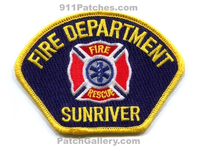 Sunriver Fire Rescue Department Patch (Oregon)
Scan By: PatchGallery.com
Keywords: dept.