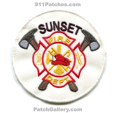 Sunset Fire Department Patch (South Dakota)
Scan By: PatchGallery.com
Keywords: dept.