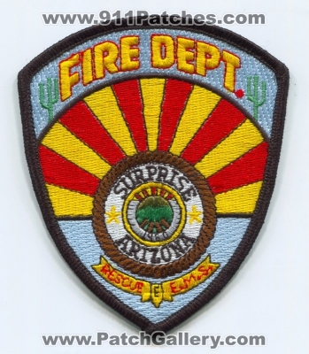 Surprise Fire Department (Arizona)
Scan By: PatchGallery.com
Keywords: dept. rescue e.m.s. ems