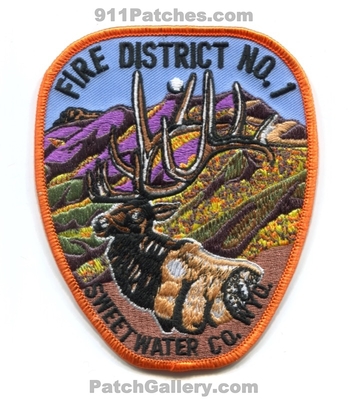 Sweetwater County Fire District Number 1 Patch (Wyoming)
Scan By: PatchGallery.com
Keywords: co. dist. no. #1 department dept.