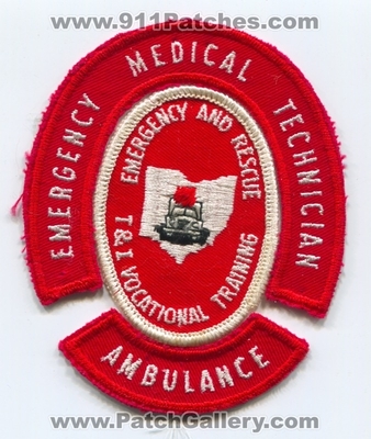 T and I Vocational Training Emergency and Rescue EMT Ambulance Patch (Ohio)
Scan By: PatchGallery.com
Keywords: t&i emergency medical technician ems
