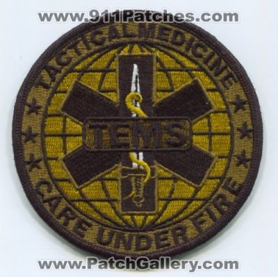 Tactical Medicine TEMS (UNKNOWN STATE)
Scan By: PatchGallery.com
Keywords: care under fire