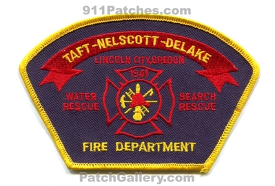 Taft Nelscott Delake Fire Department Lincoln City Patch (Oregon)
Scan By: PatchGallery.com
Keywords: dept. water rescue search and rescue sar 1941